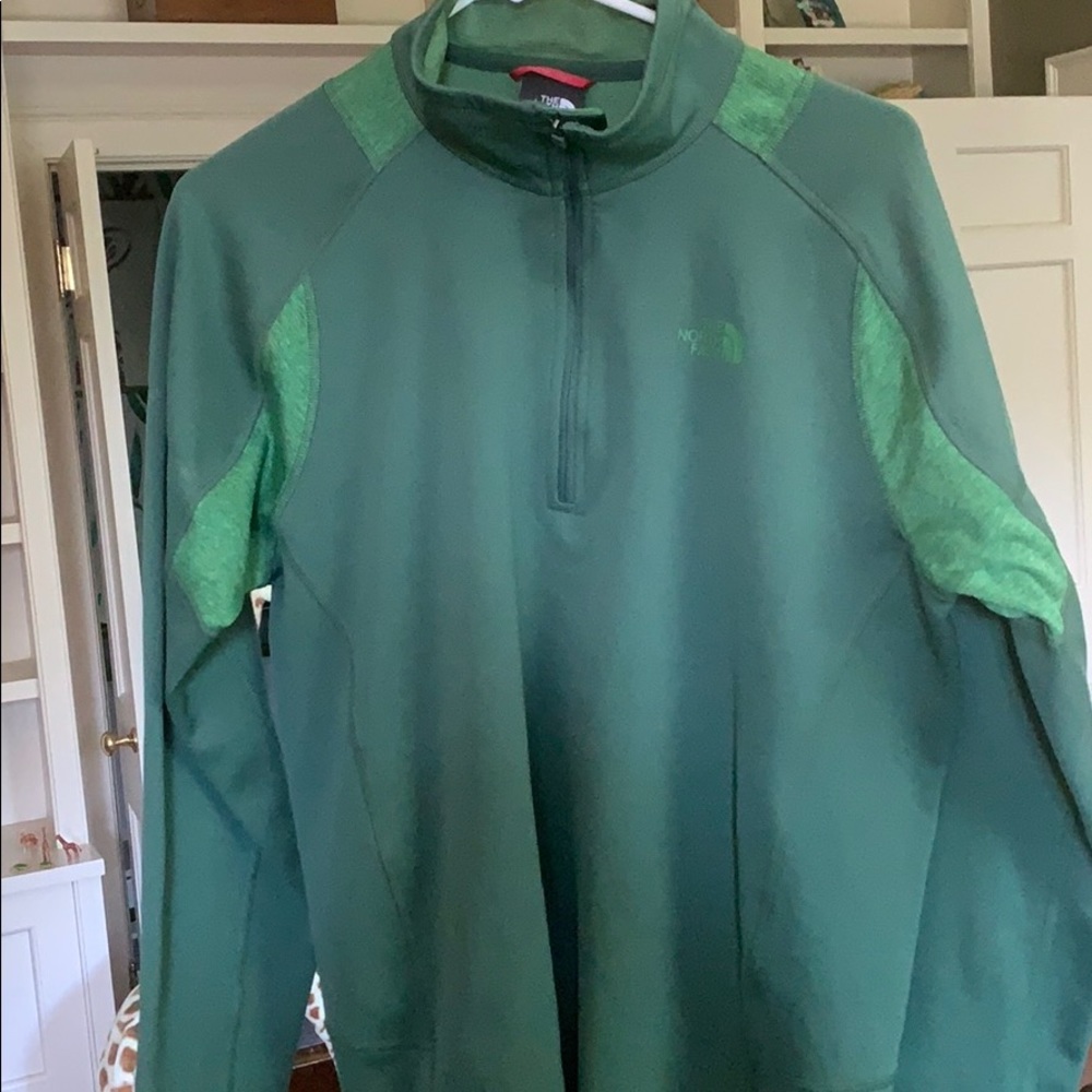 Northface kelly green lightweight jacket